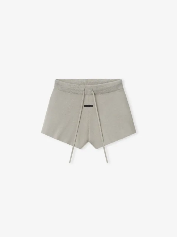 Womens Soft Knit Running Short made by Essentials