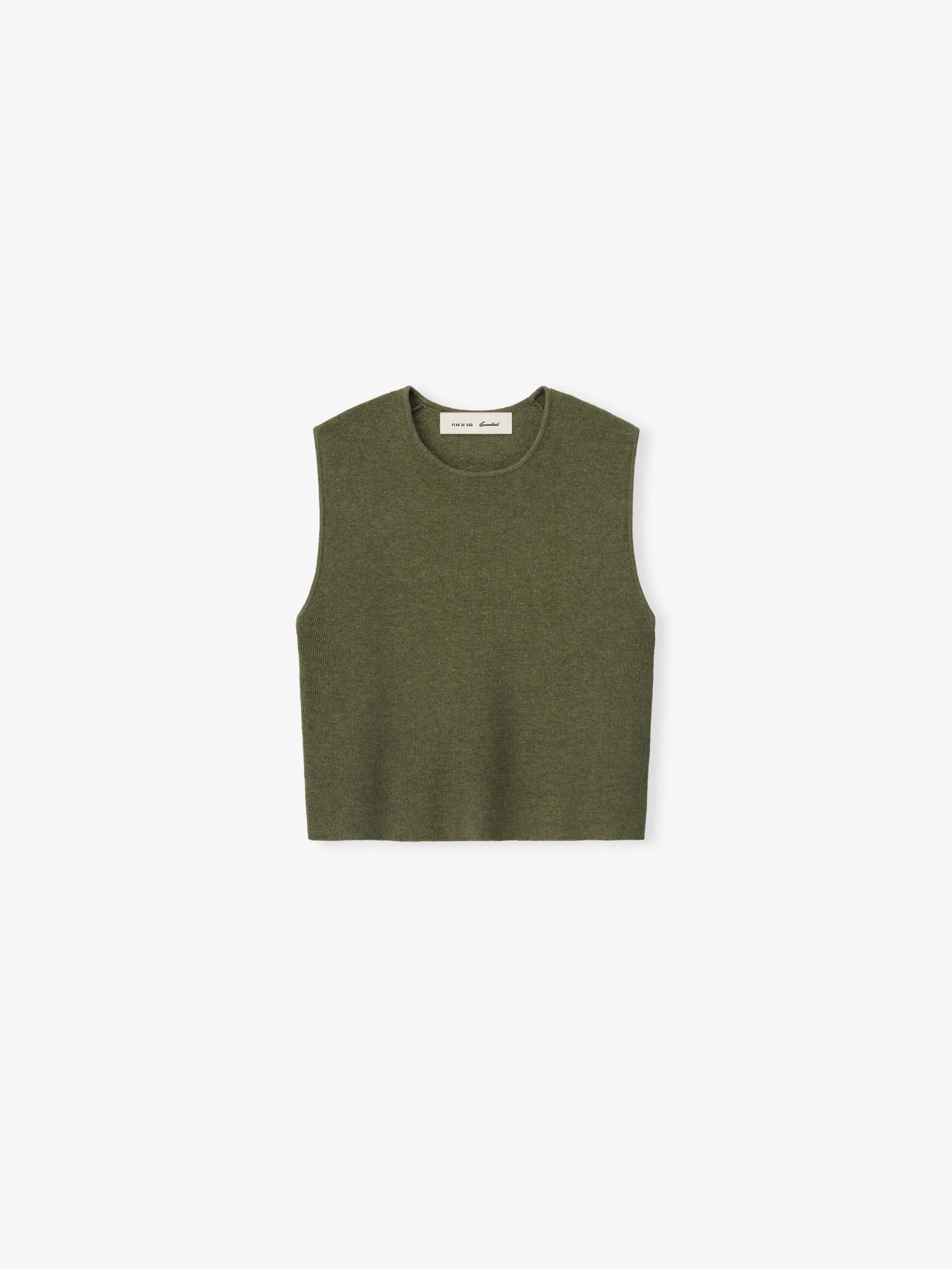 Womens Rib Knit Crop Top sold by Fear of God