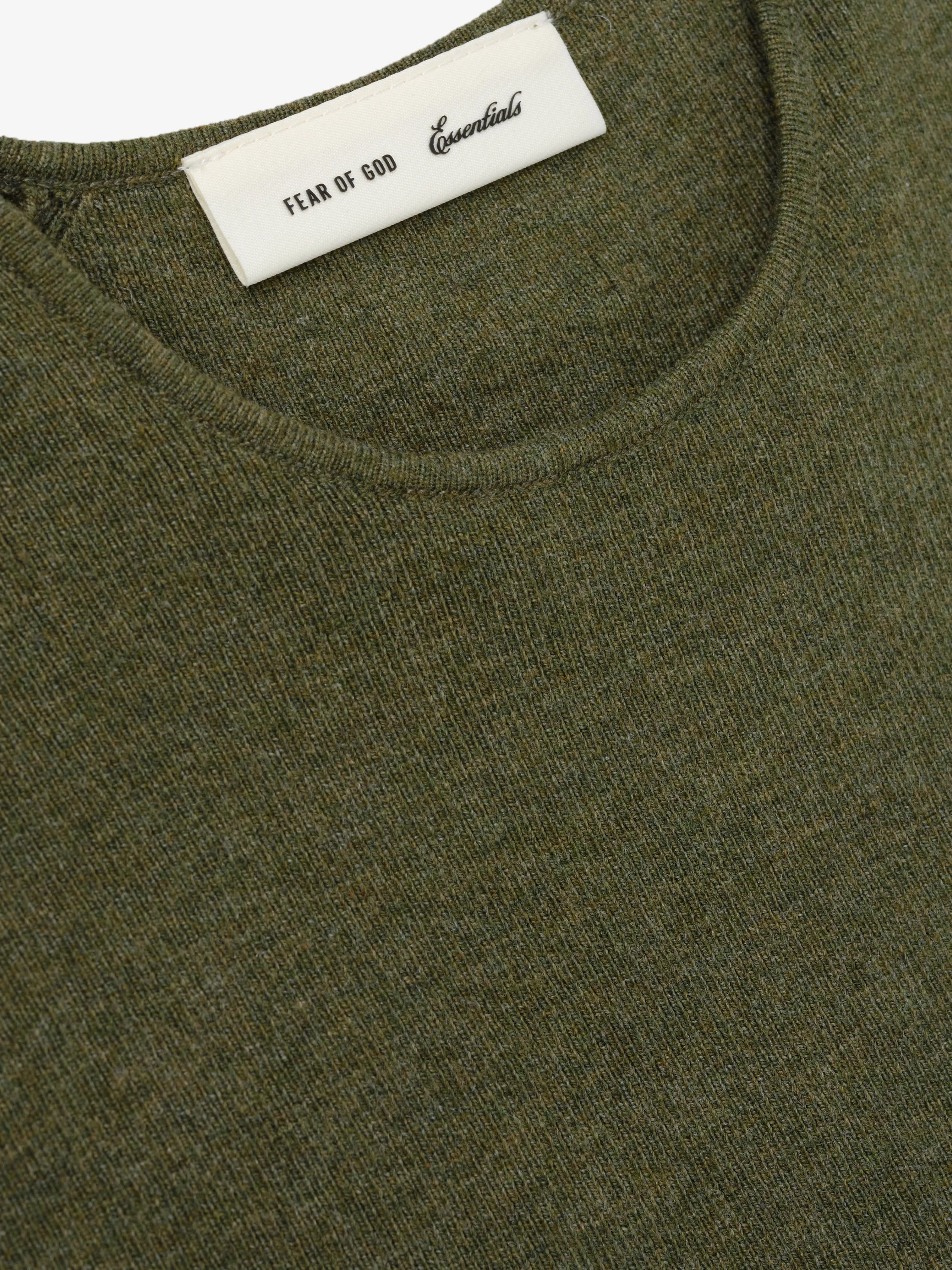Womens Rib Knit Crop Top sold by Fear of God product image thumbnail 3