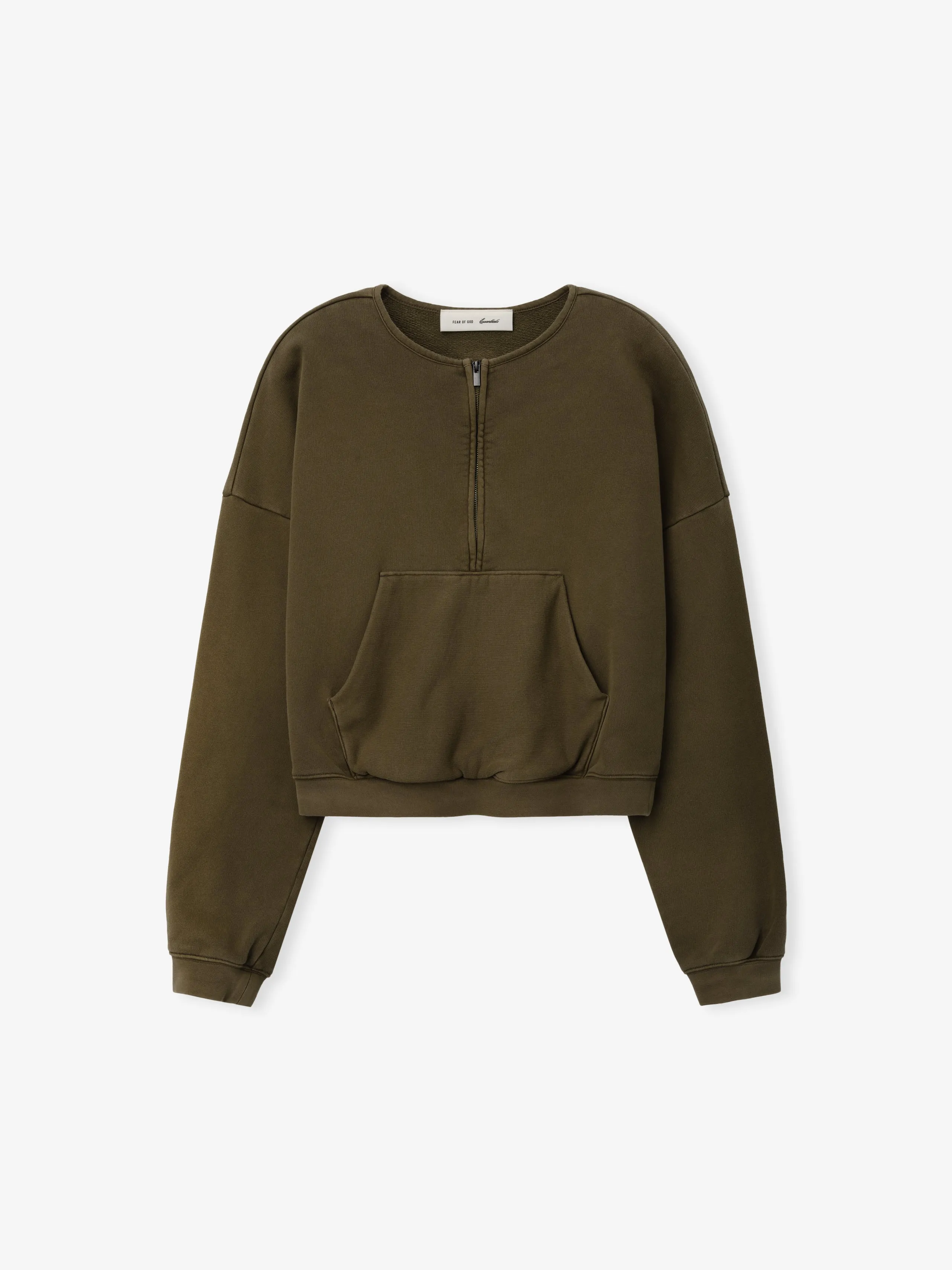 Womens French Terry Relaxed Half Zip sold by Fear of God product image thumbnail 3