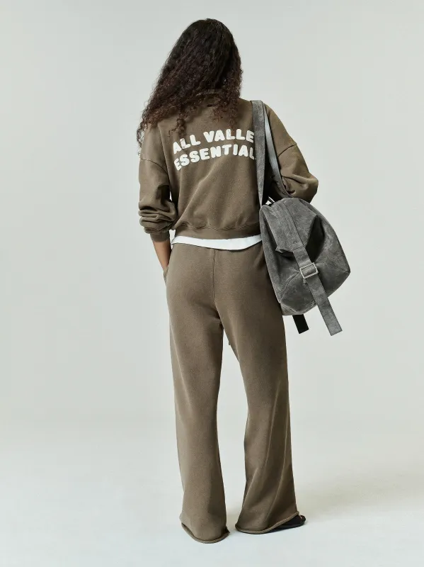 Womens French Terry Raw Cut Lounge Fit Sweatpant made by Essentials