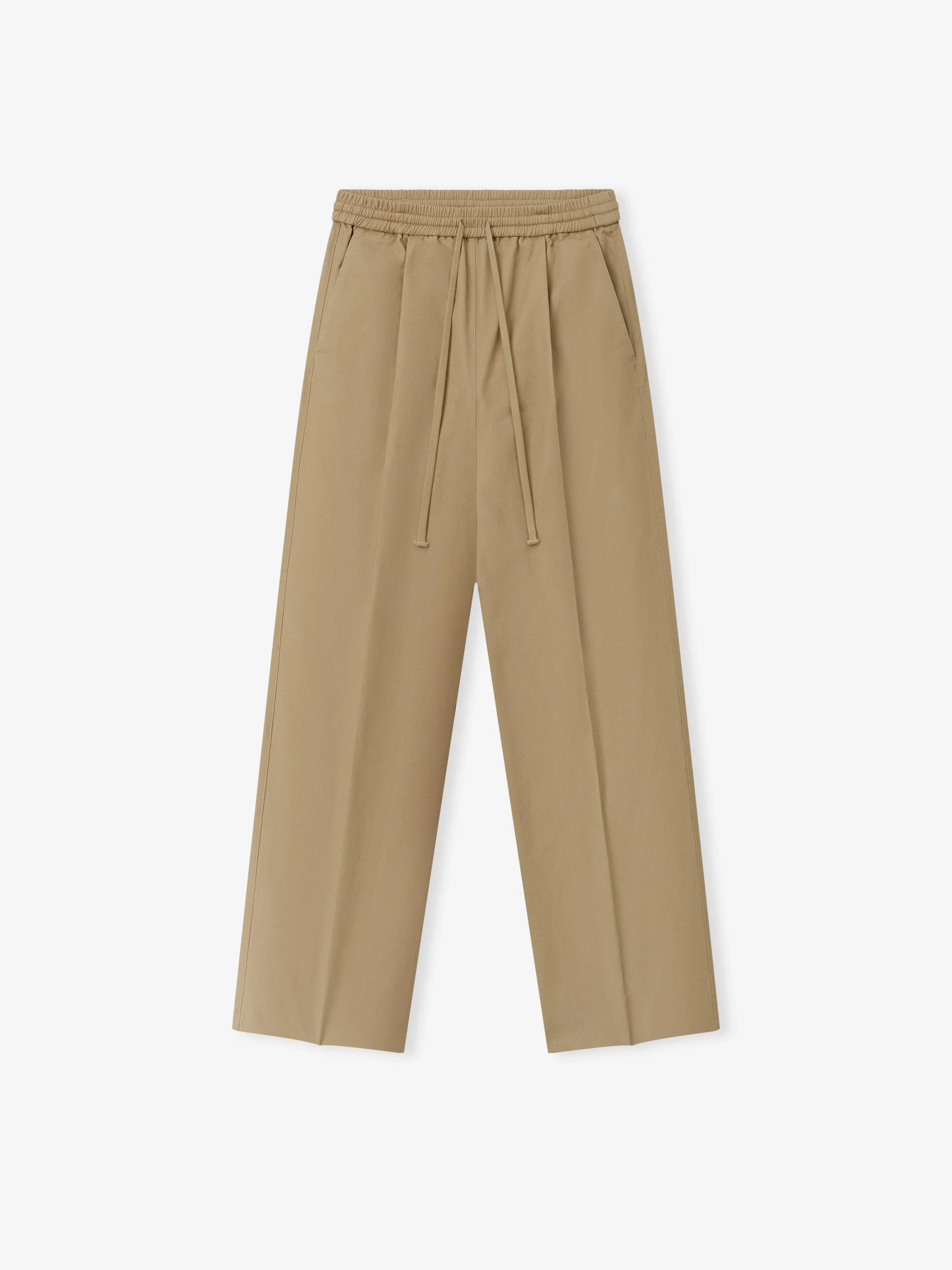 Womens Cotton Twill Pleat Front Drawstring Pant sold by Fear of God