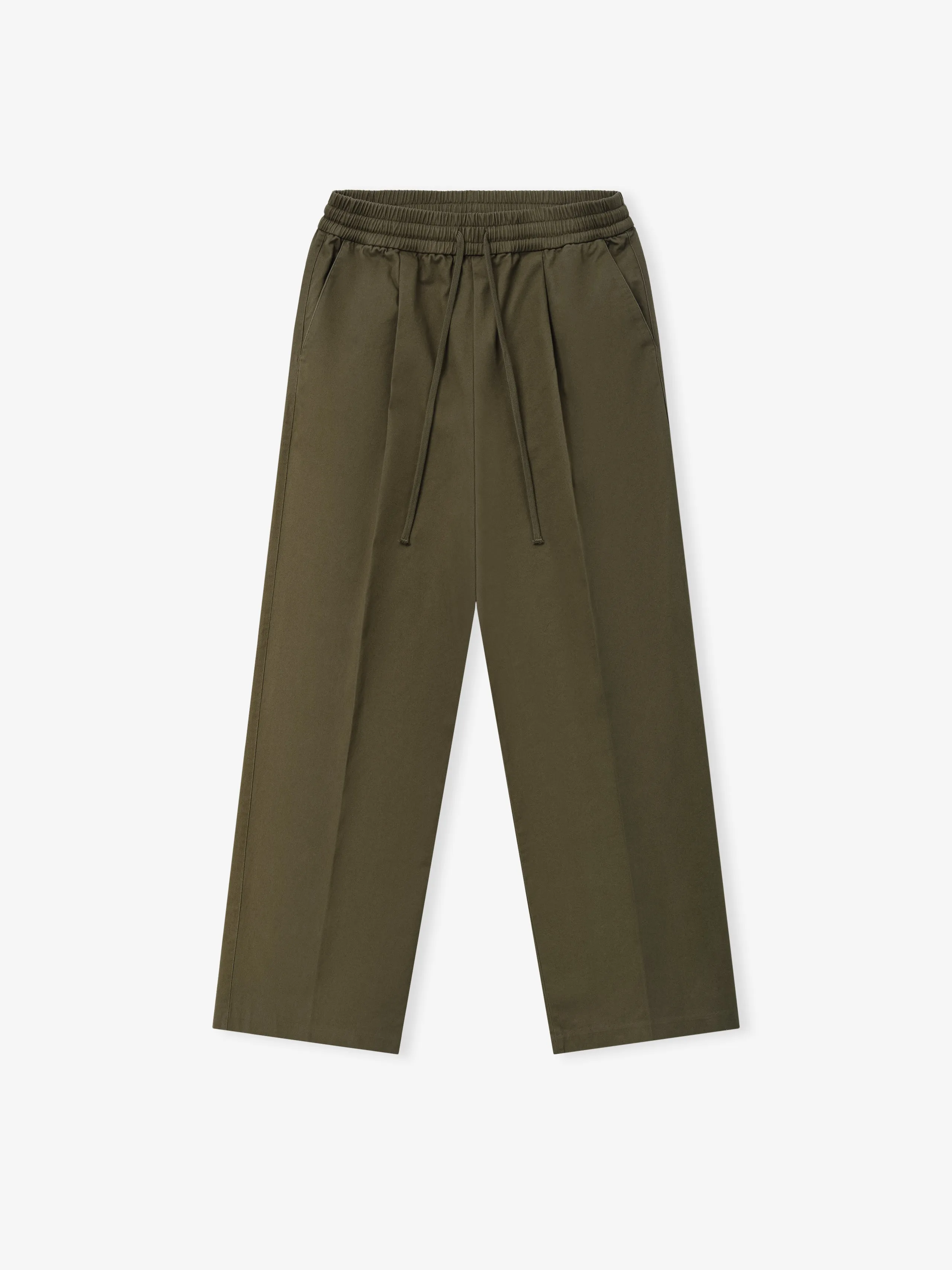 Cotton Twill Pleat Front Drawstring Pant sold by Fear of God