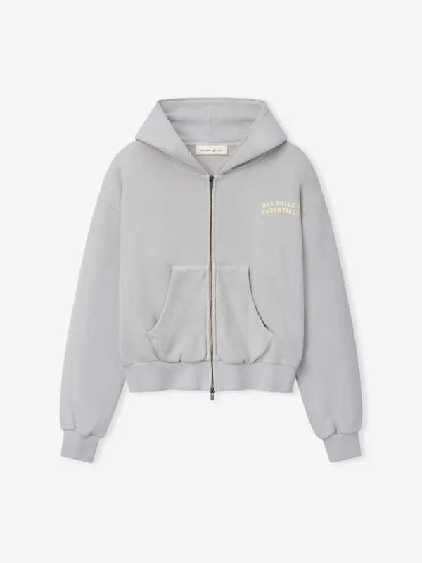 Womens 90s Full Zip Hoodie made by Essentials