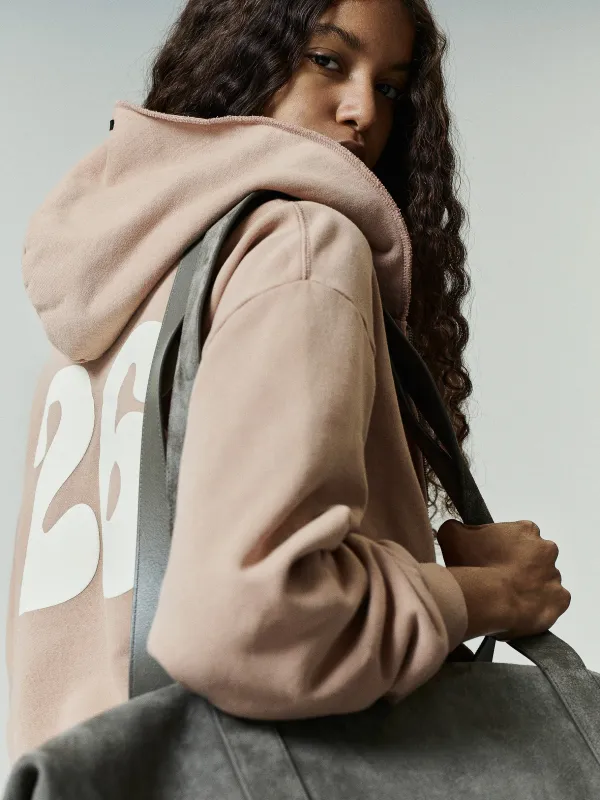 Womens 90s Full Zip Hoodie Classic Fit made by Essentials