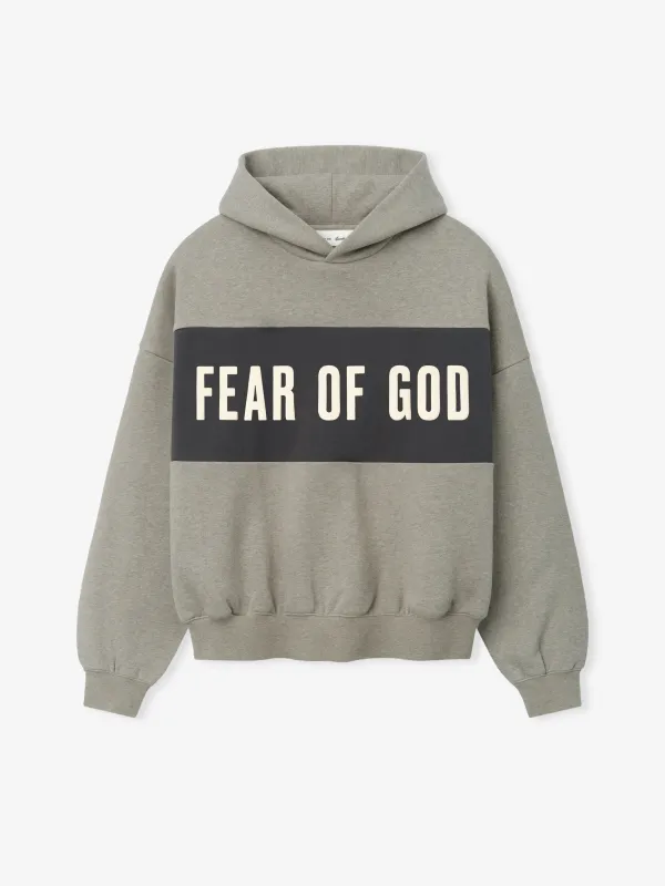 Cropped Relaxed Panelled Hoodie made by Essentials