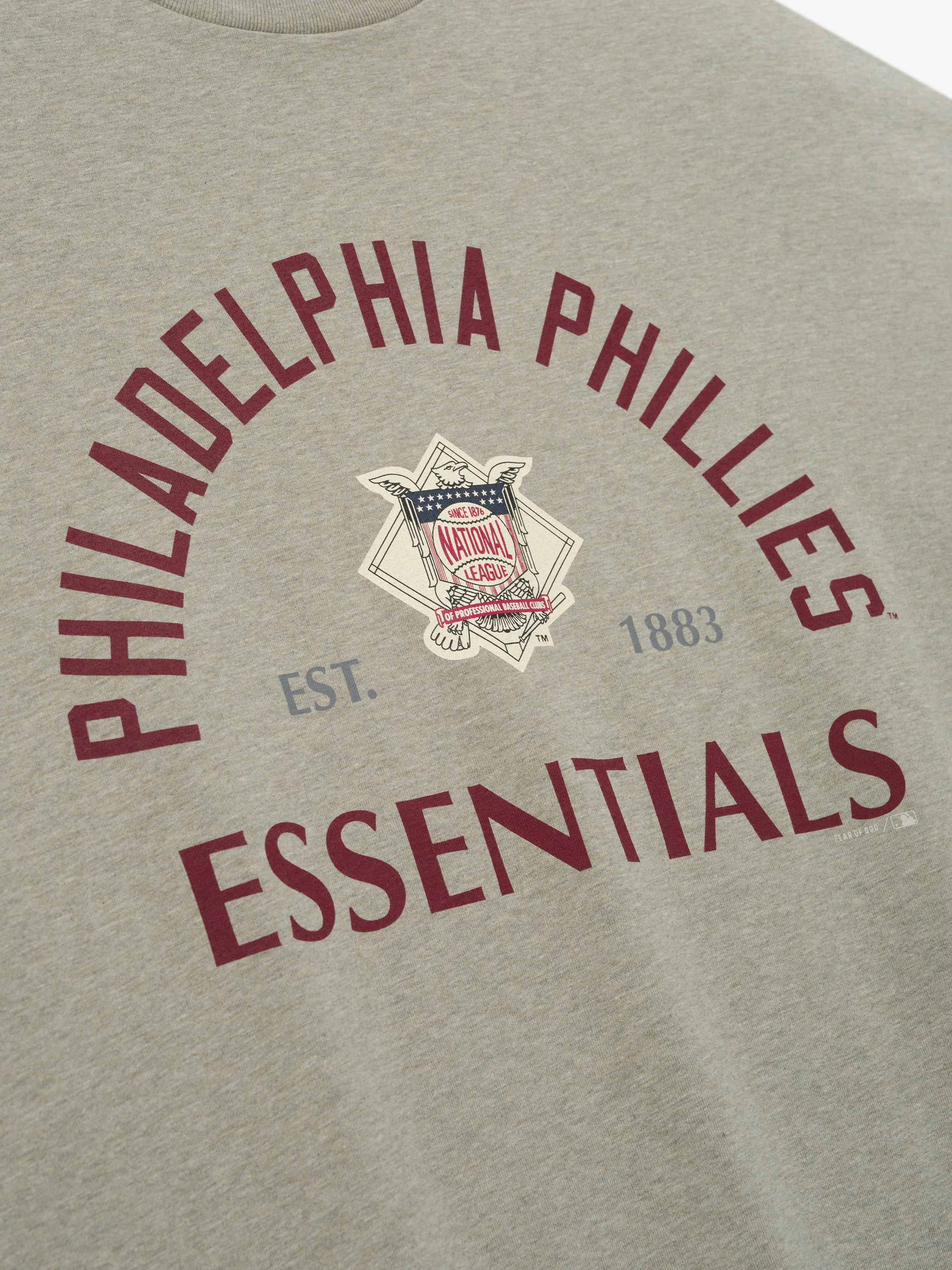Phillies National League Merch Tee sold by Fear of God product image thumbnail 3