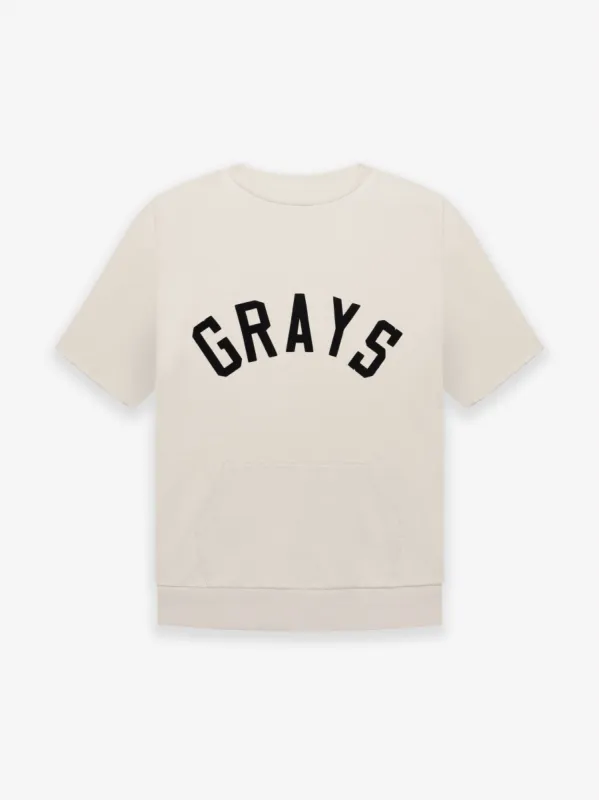 Grays 3/4 Sleeve Sweatshirt made by Fear of God