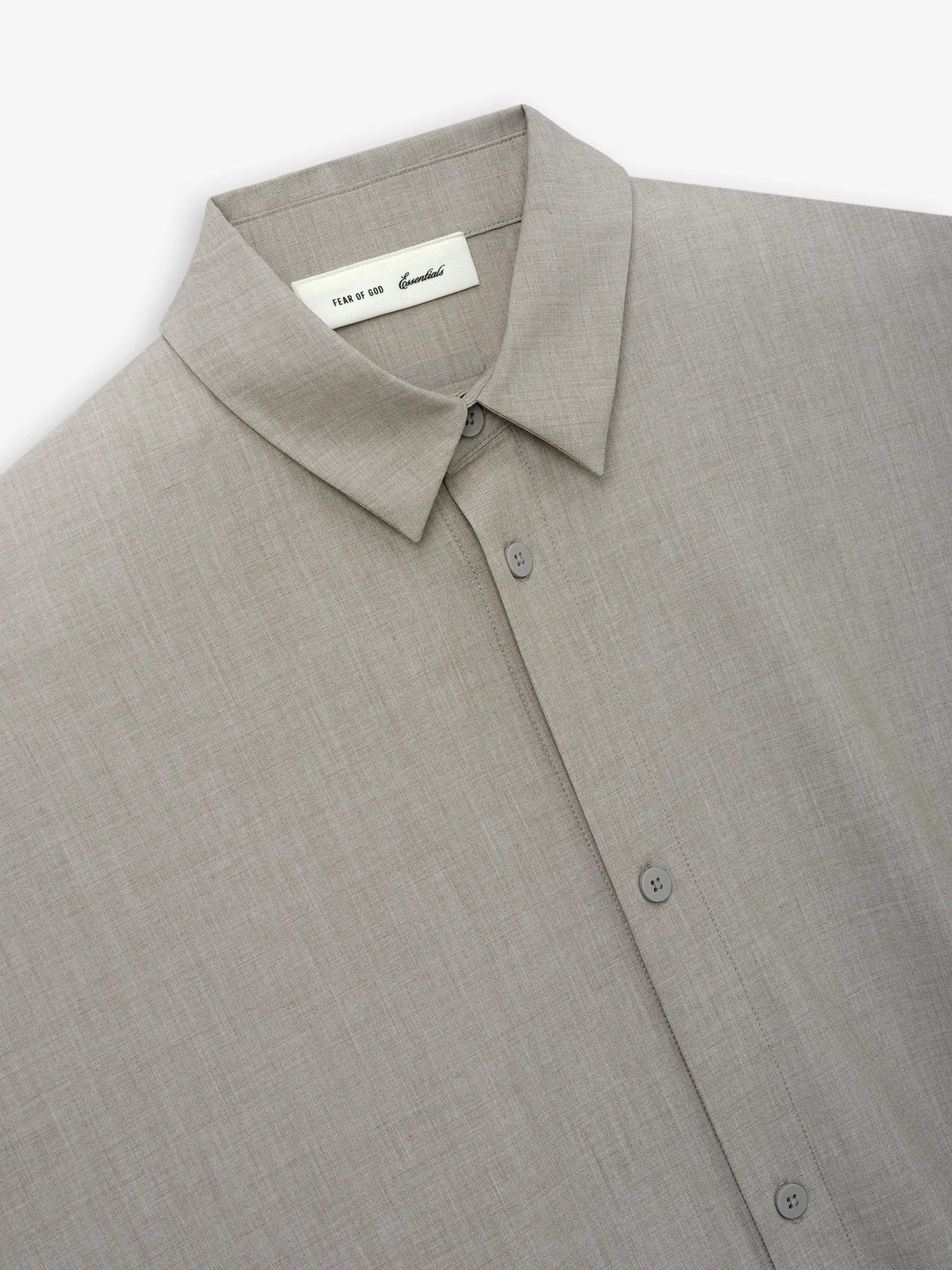 Silk Blend 3/4 Sleeve Button Up Shirt sold by Fear of God product image thumbnail 3
