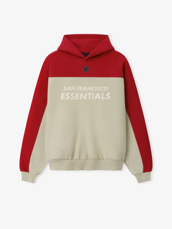 49ers 90s Relaxed Hoodie made by Essentials