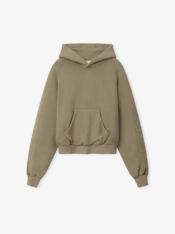 Womens Classic Raglan Hoodie made by Essentials
