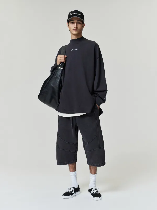 Panelled Modern Long Sleeve Tee made by Essentials