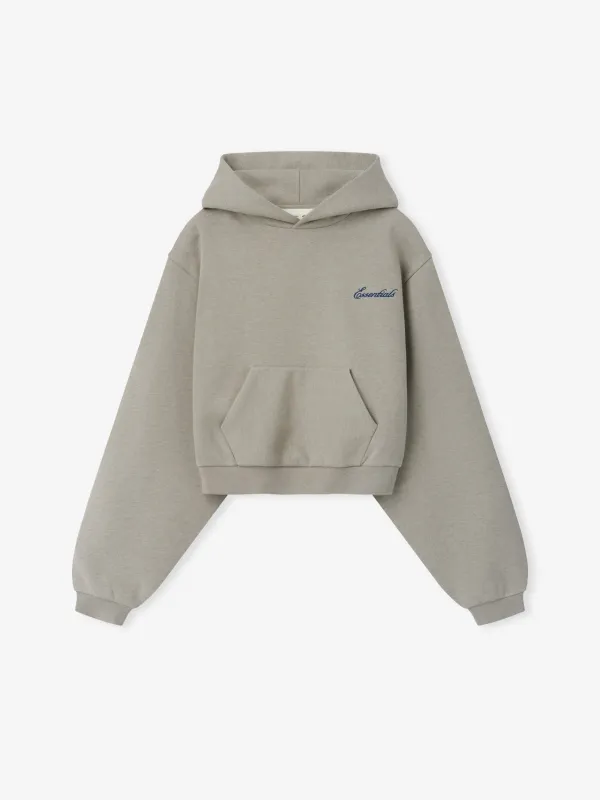 Womens Modern Cropped Hoodie made by Essentials