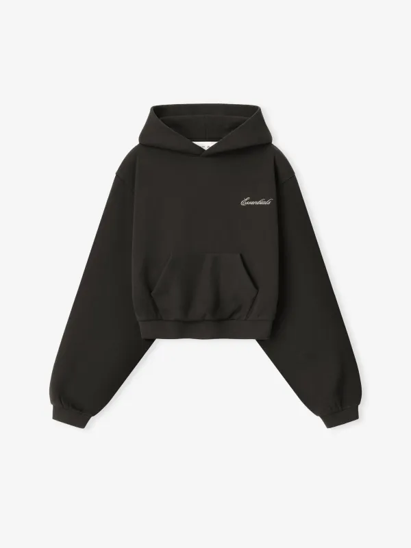 Womens Modern Cropped Hoodie made by Essentials