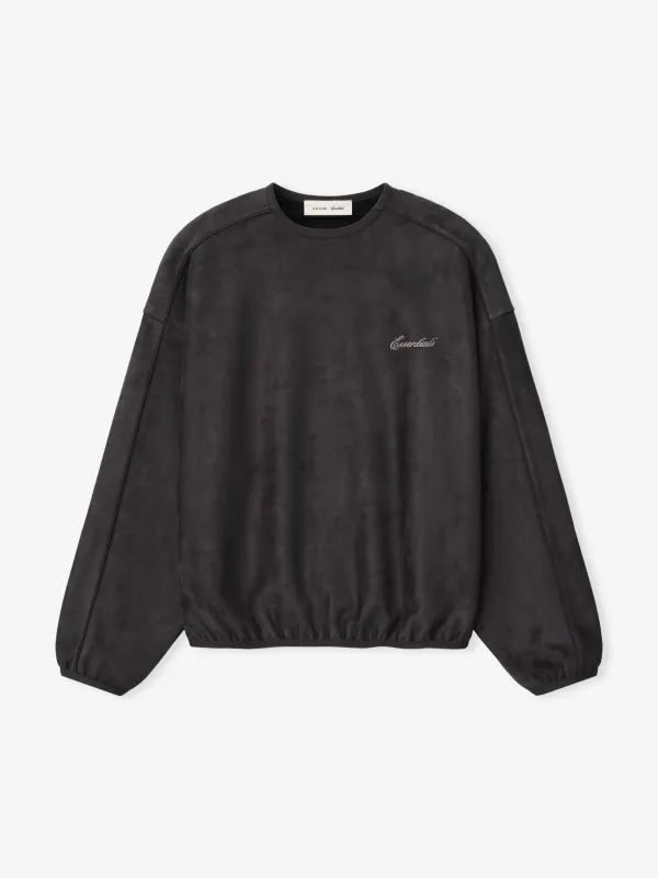 Suede Fleece Signature Modern Crewneck Sweatshirt W/ Piping made by Essentials