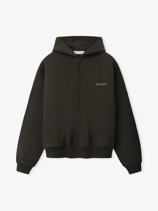 Signature Lounge Half Zip Hoodie made by Essentials