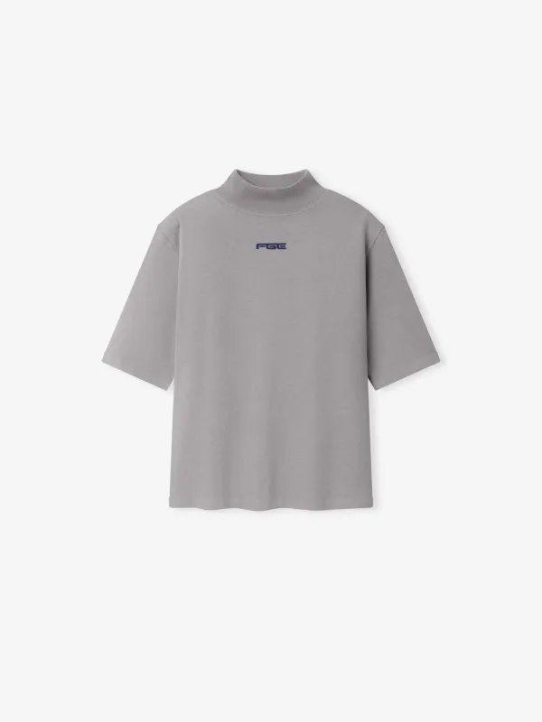 Womens Slim Mockneck Tee made by Essentials