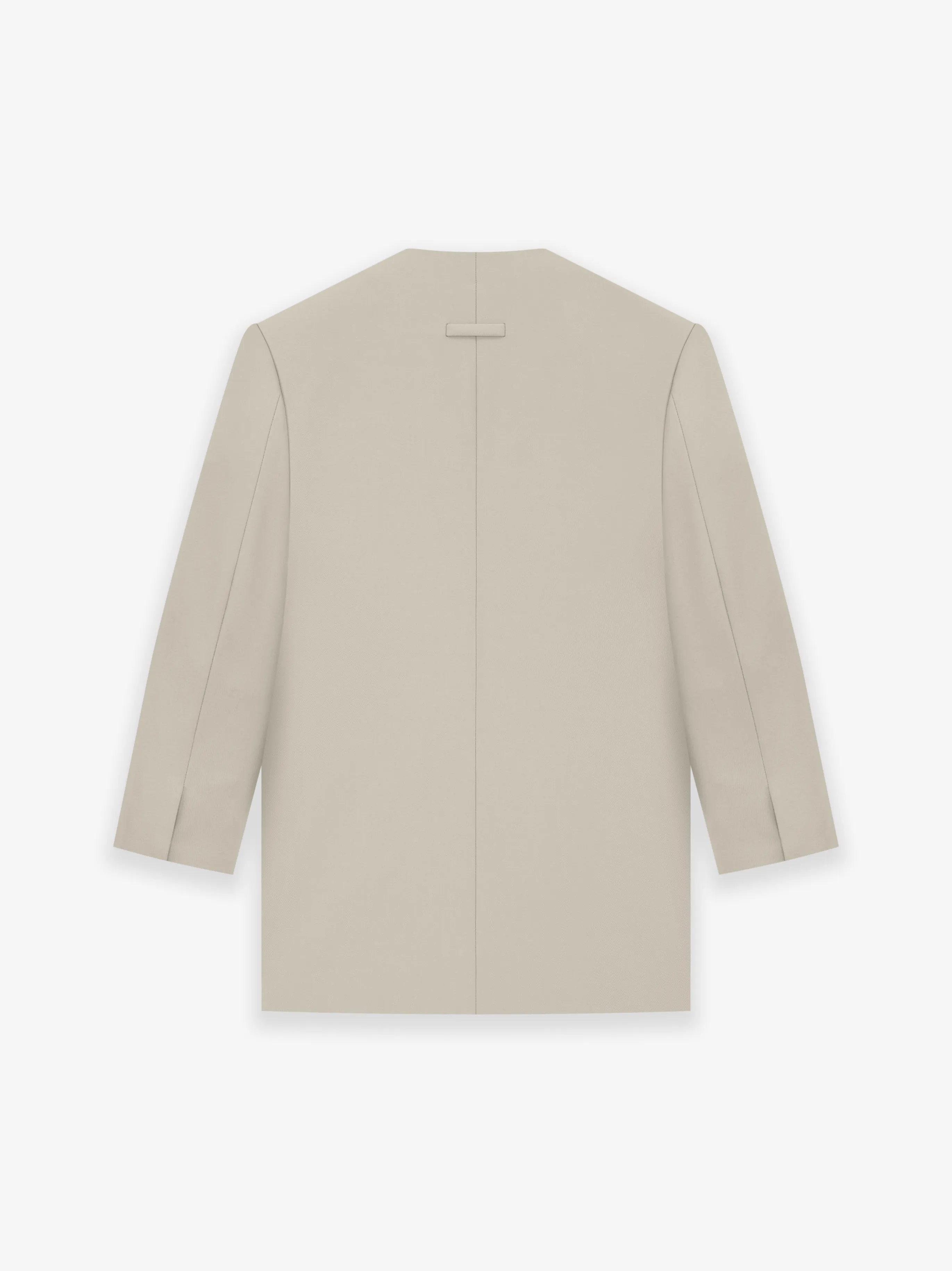 Wool Gabardine Double Breasted Lapelless Blazer sold by Fear of God product image thumbnail 2