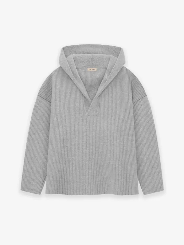 【BAON】[unisex] Munyu Boucle Knit Hoodie MUSINSA | NONBLANK Boucle hood knit_MINT