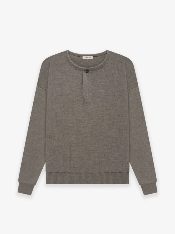 Lightweight Merino Henley sold by Fear of God