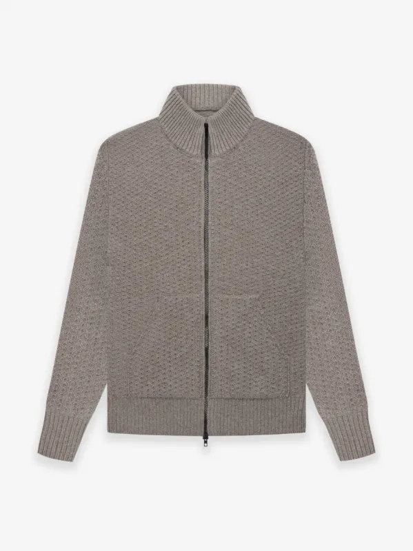 Full Zip Knit Cardigan made by Fear of God