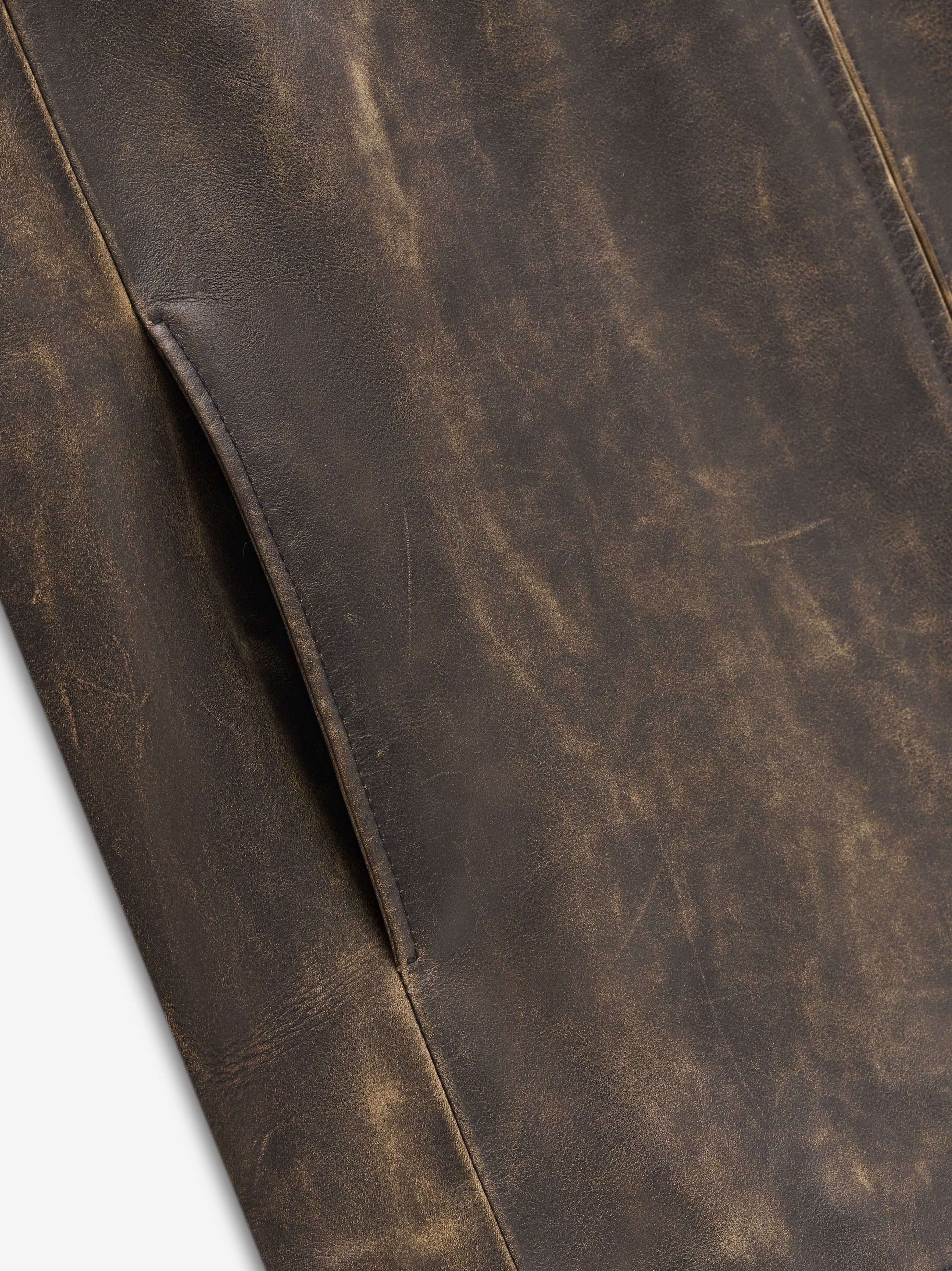 Vintage Leather Rider Jacket sold by Fear of God product image thumbnail 3