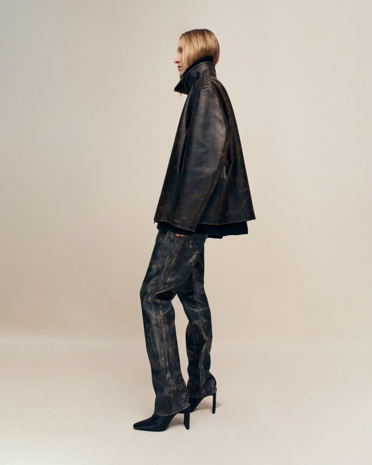 Vintage Leather Rider Jacket sold by Fear of God product image thumbnail 5