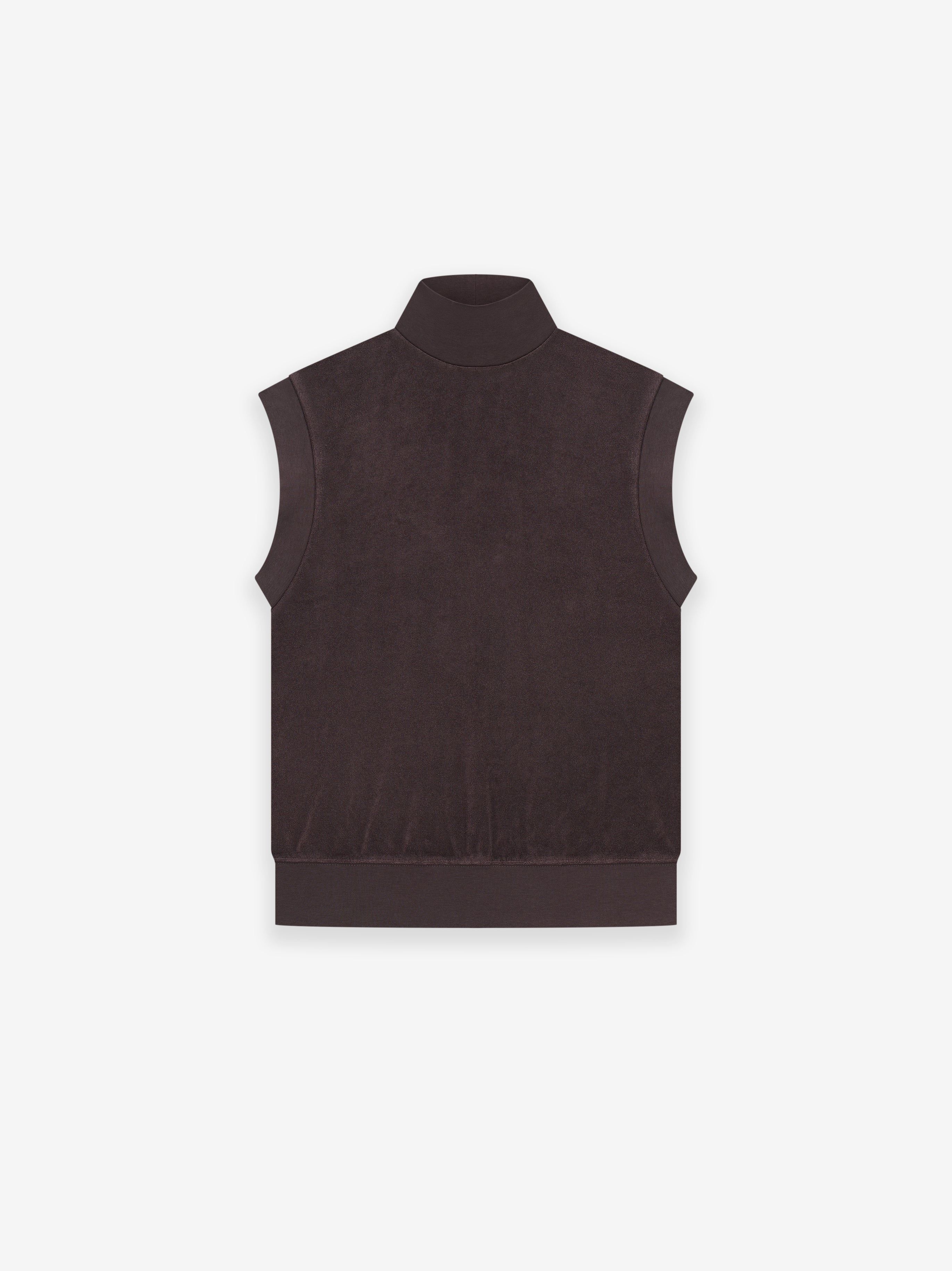 Womens Pullover Terry Mockneck Vest sold by Fear of God