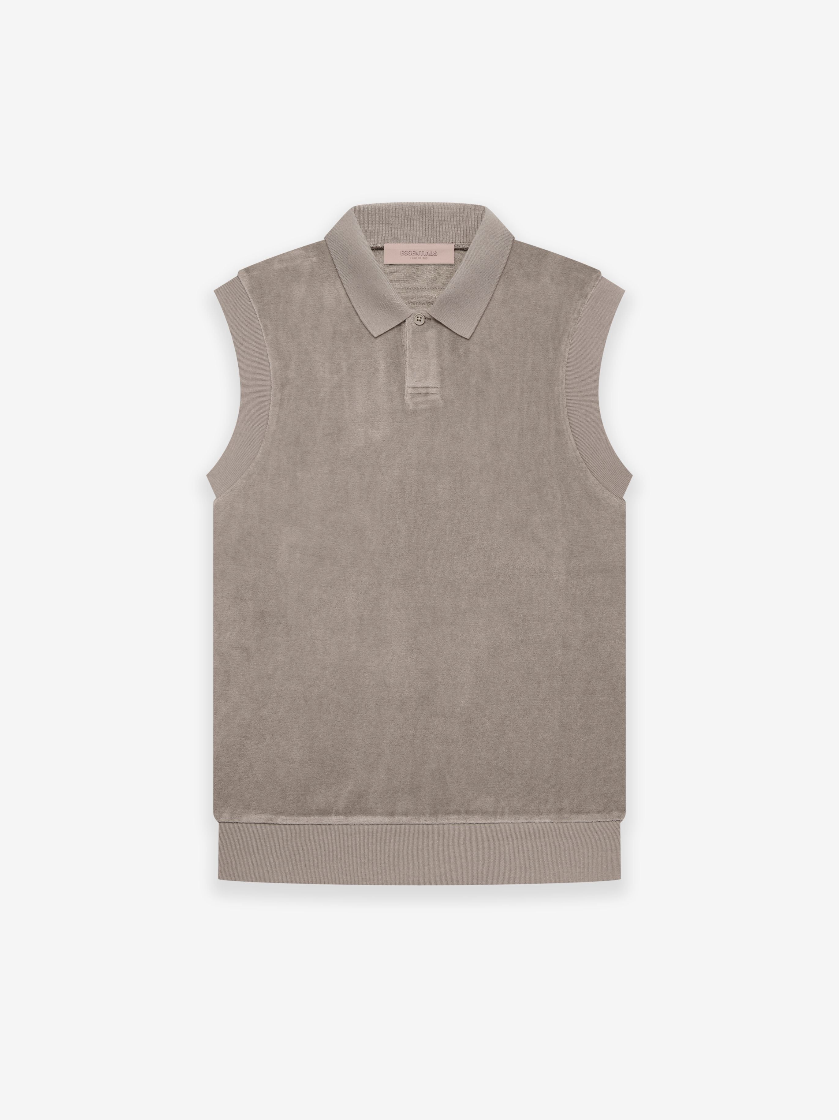 Womens Velour Sleeveless Polo sold by Fear of God