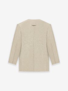 Wool Mohair Lapelless Jacket sold by Fear of God
