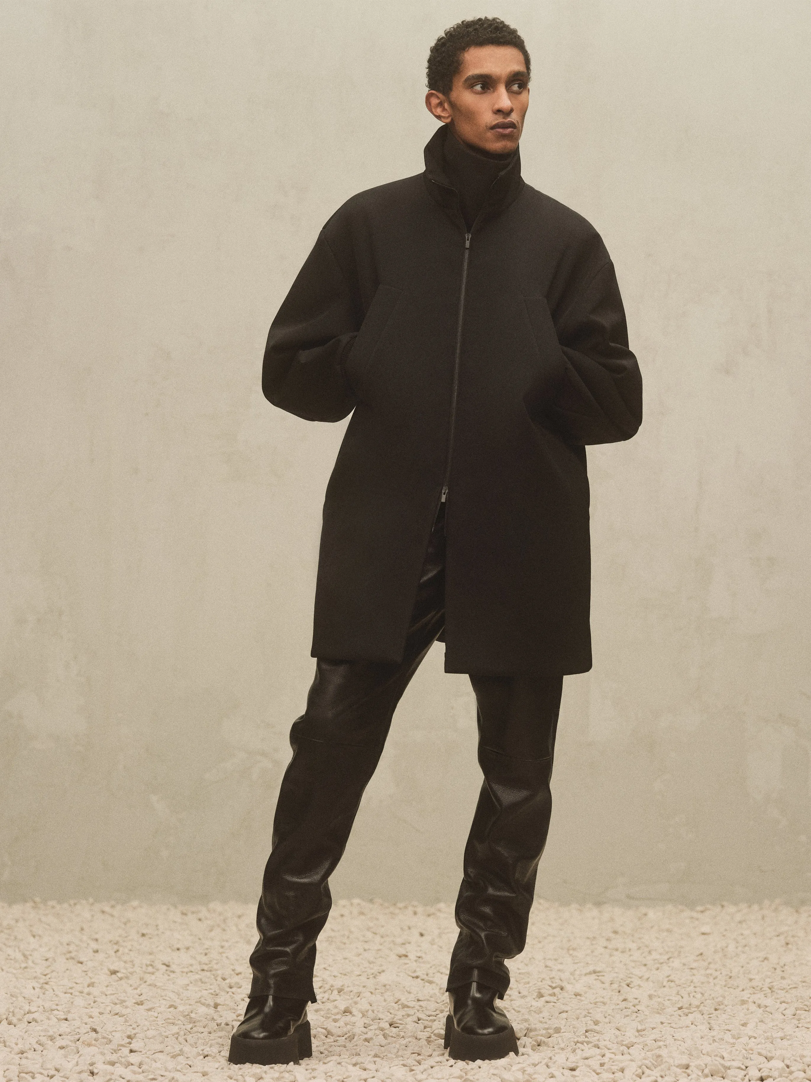 Weighted Twill Filled Car Coat sold by Fear of God