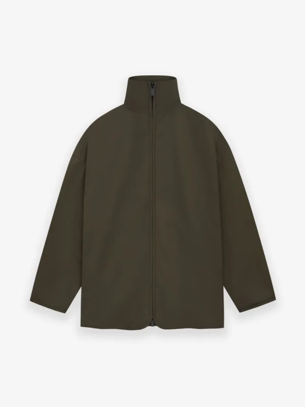 Wool Crepe High Neck Jacket sold by Fear of God