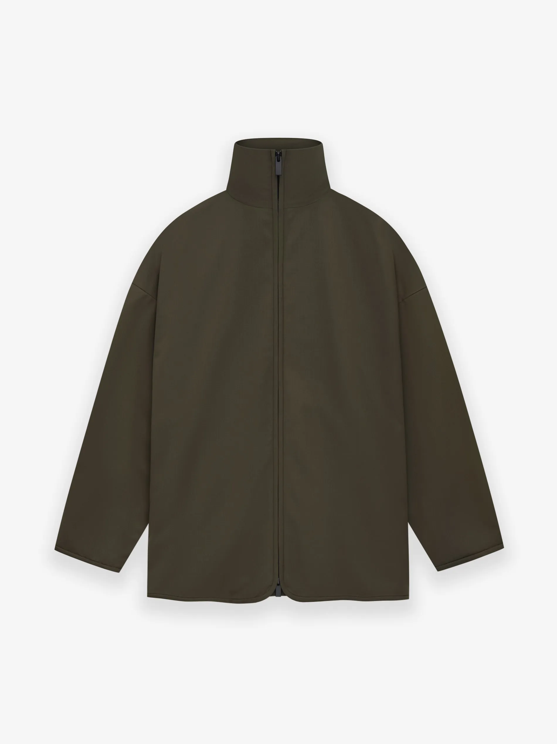 Wool Crepe High Neck Jacket sold by Fear of God