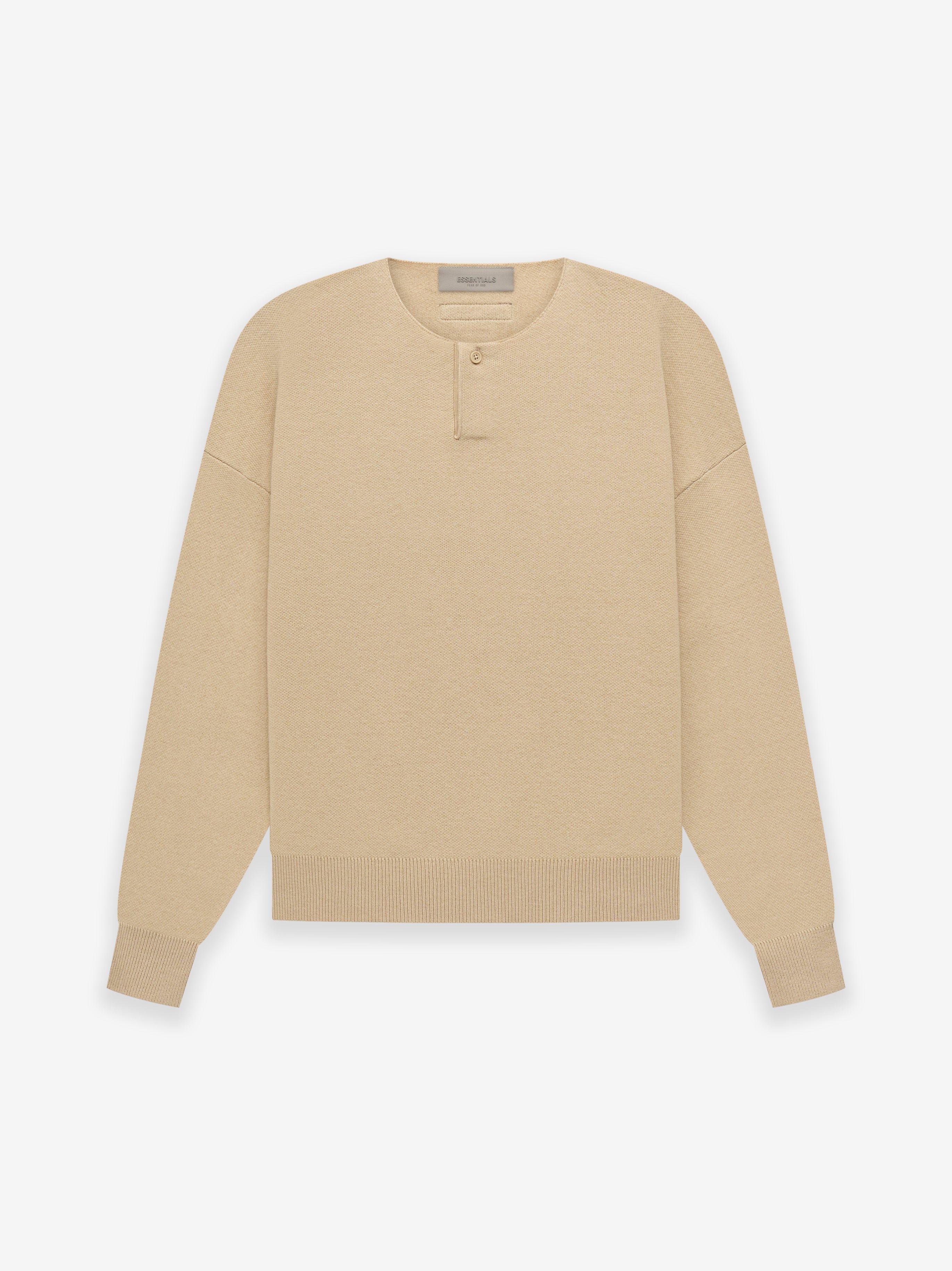 Womens Knit LS Henley sold by Fear of God