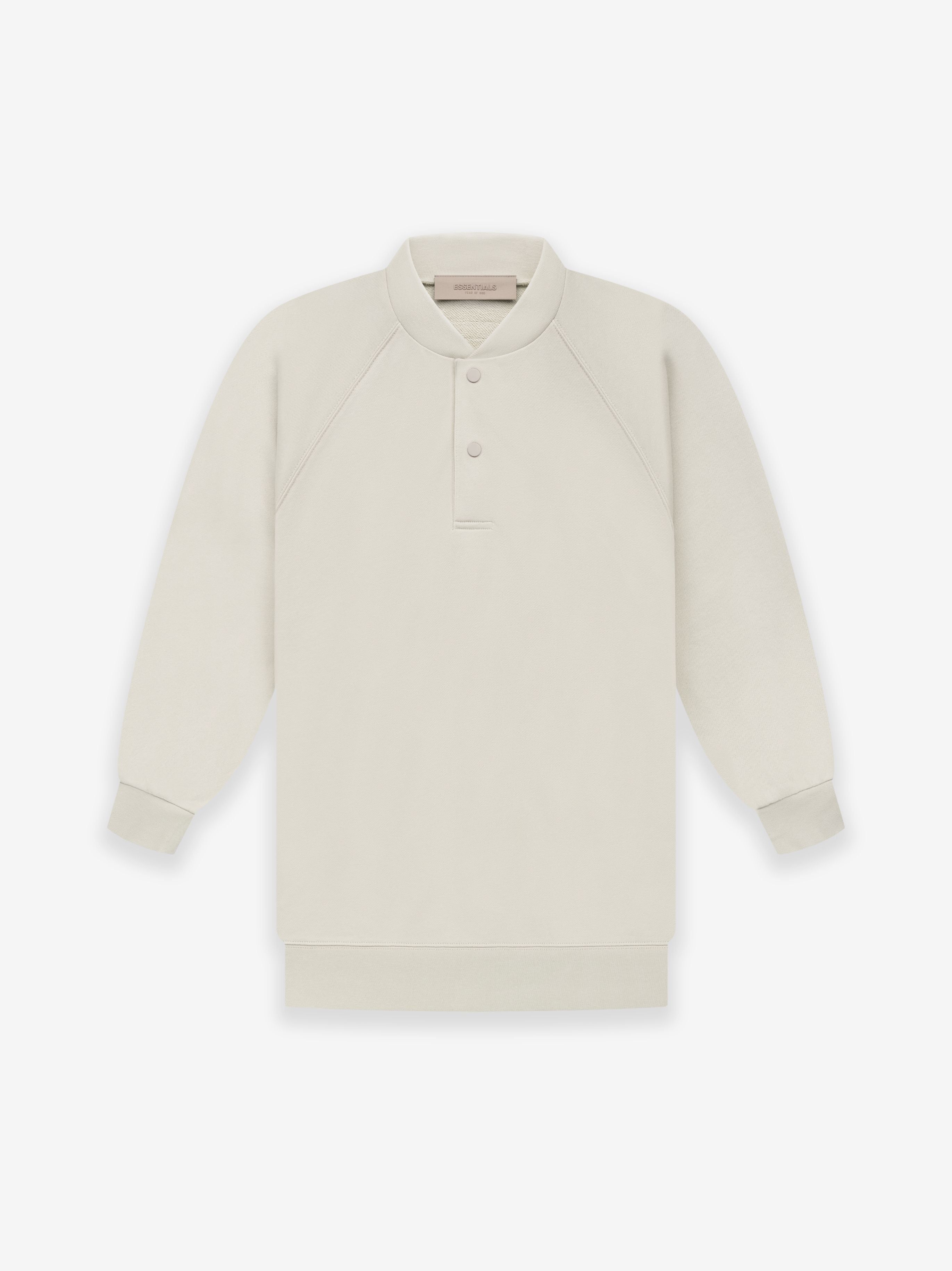 Womens 3/4 Sleeve Henley sold by Fear of God
