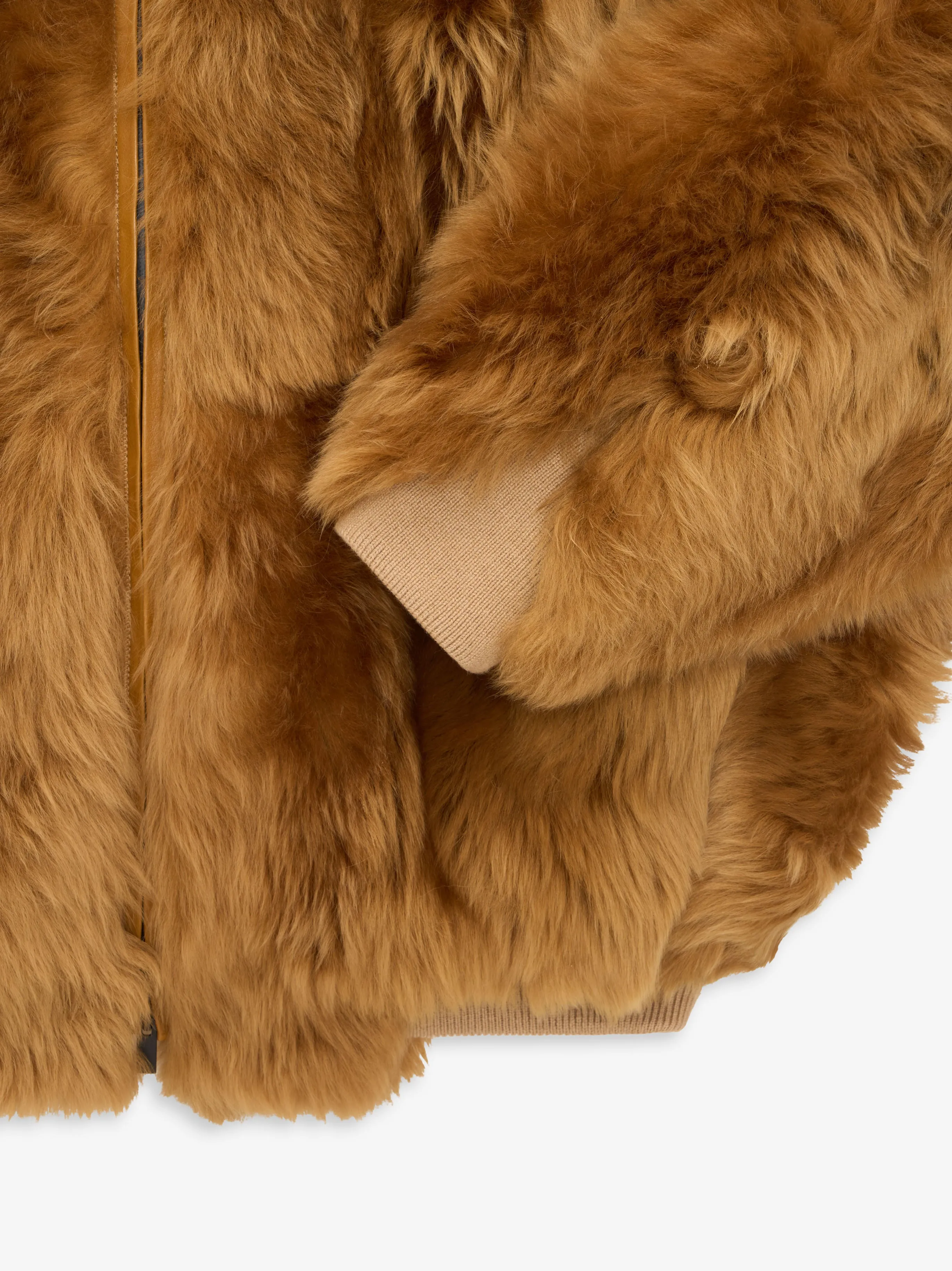 Shearling Hooded Bomber sold by Fear of God product image thumbnail 3