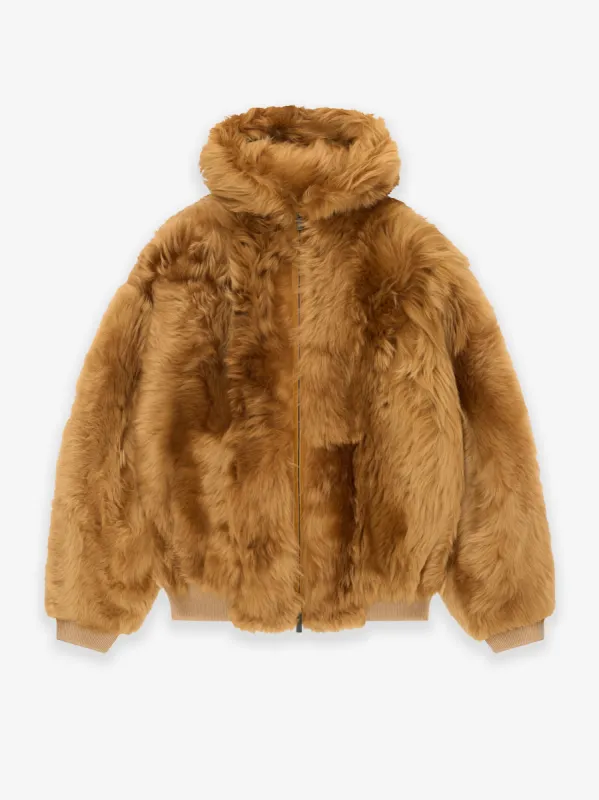 Shearling Hooded Bomber sold by Fear of God