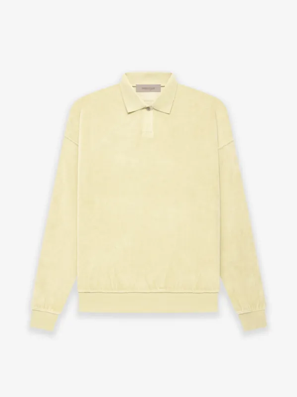 Womens Velour LS Polo sold by Fear of God