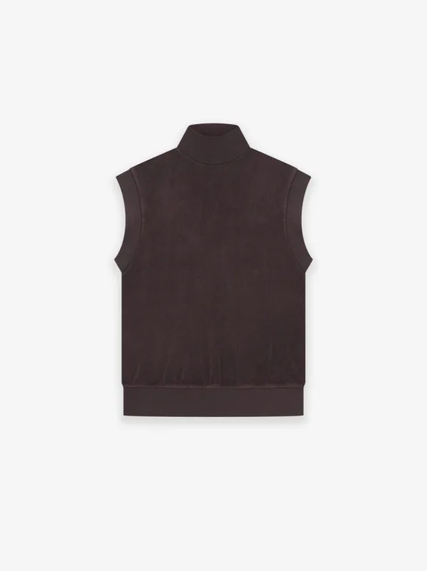 Womens Pullover Terry Mockneck Vest sold by Fear of God