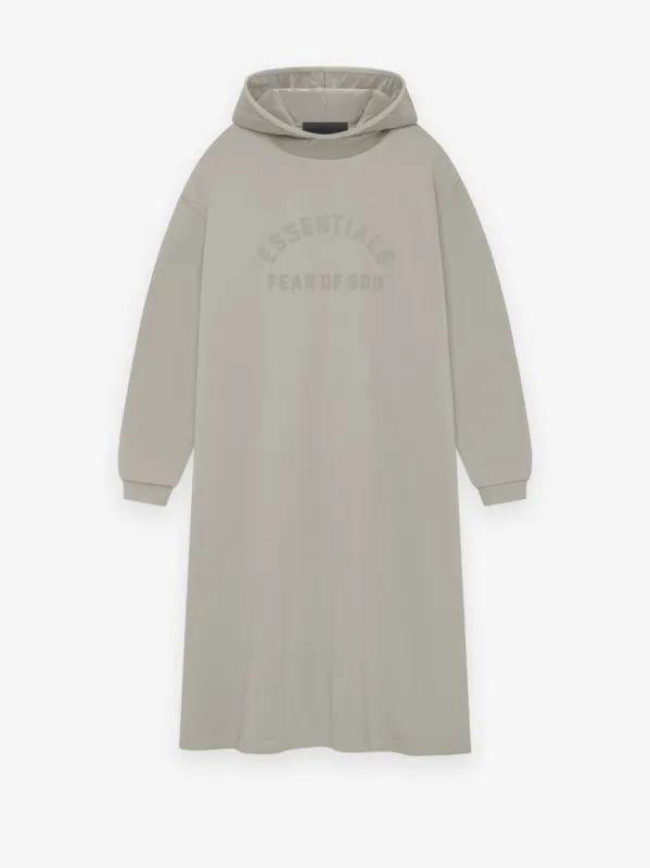 Womens Nylon Fleece Hooded Dress made by Fear of God