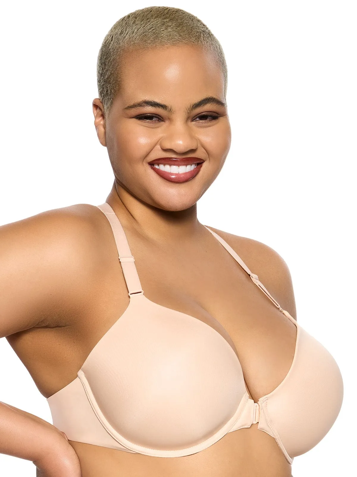 Abbie Front Close T-Back Bra sold by Felina product image thumbnail 3