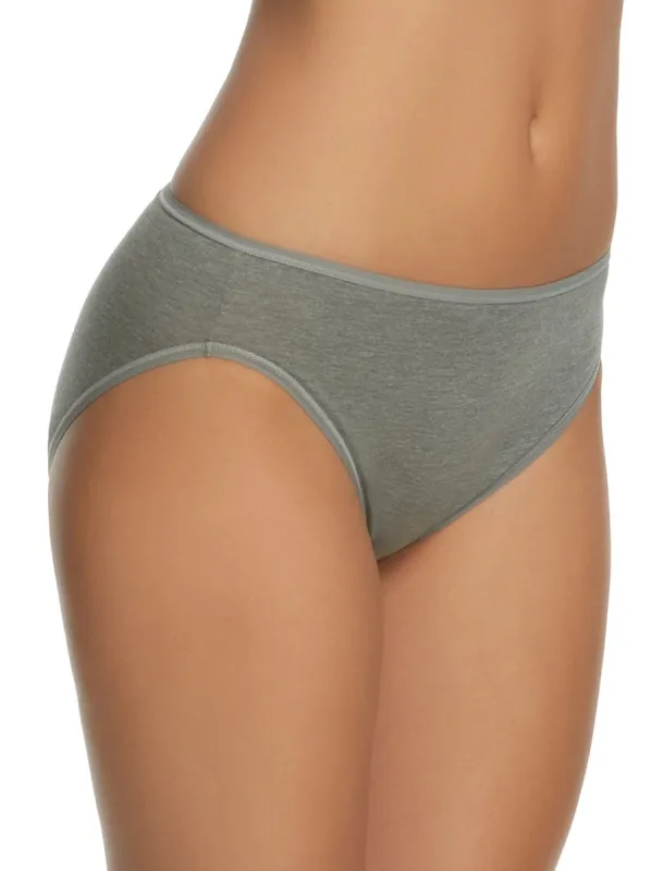 Cotton Modal Stretch Hi Cut Panty 8-Pack sold by Felina