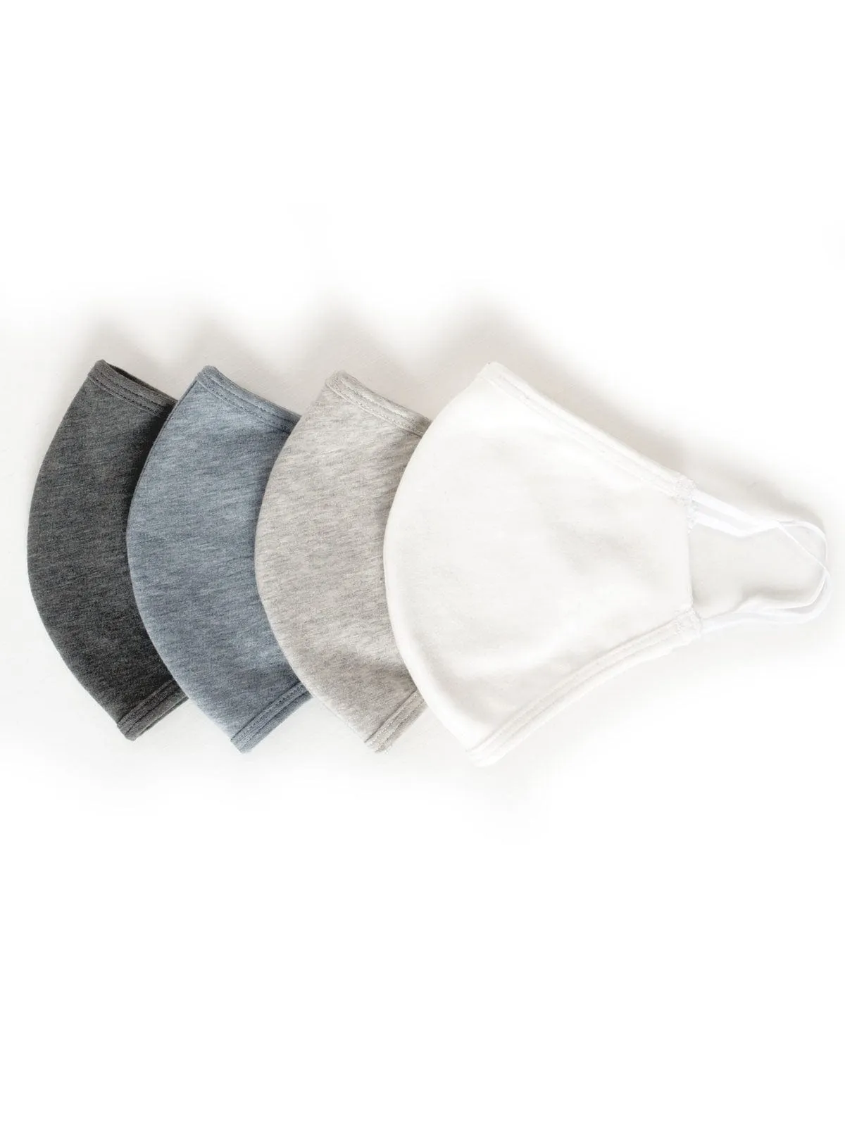 Organic Cotton Stretch Face Mask 4-Pack sold by Felina product image thumbnail 2
