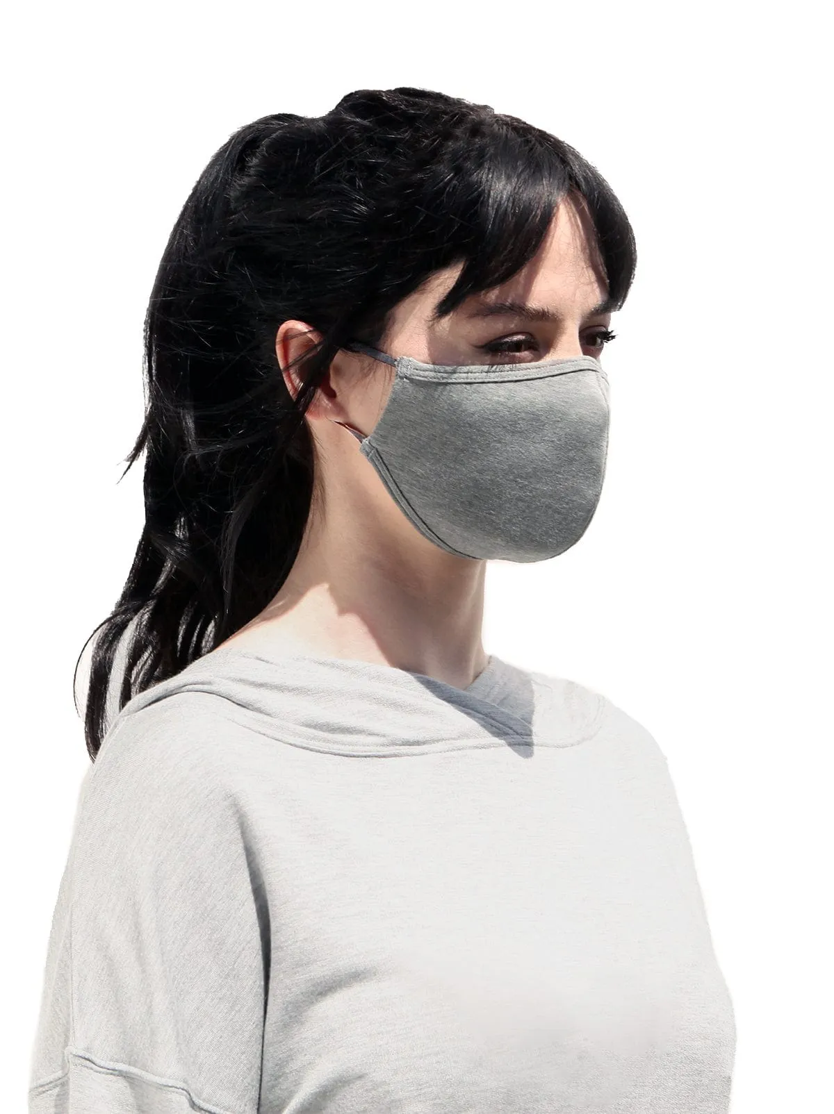 Organic Cotton Stretch Face Mask 4-Pack sold by Felina