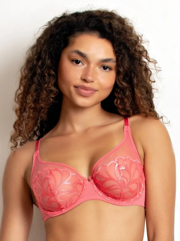 Lotus Embroidered Unlined Bra sold by Felina