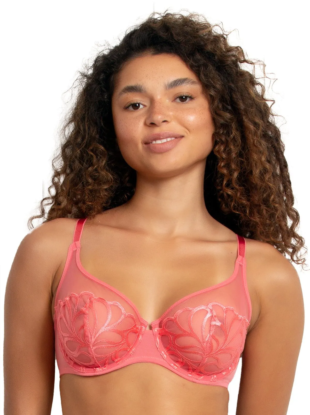 Lotus Embroidered Unlined Bra sold by Felina product image thumbnail 2