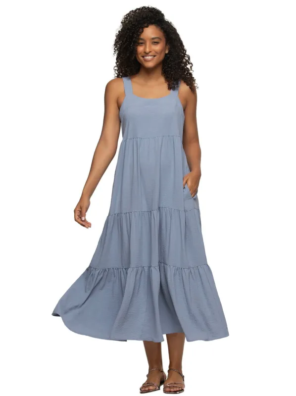 Cruise Tiered Maxi Sundress sold by Felina