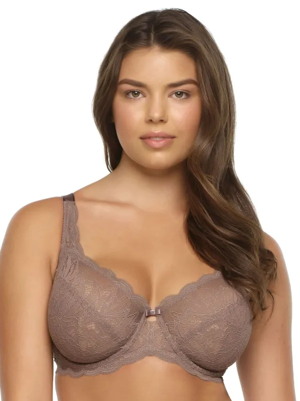 Peridot Unlined Lace Bra sold by Felina