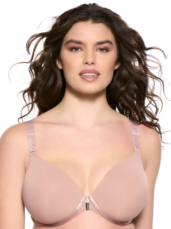 Body Soft Back Smoothing Front Close T-Shirt Bra sold by Felina