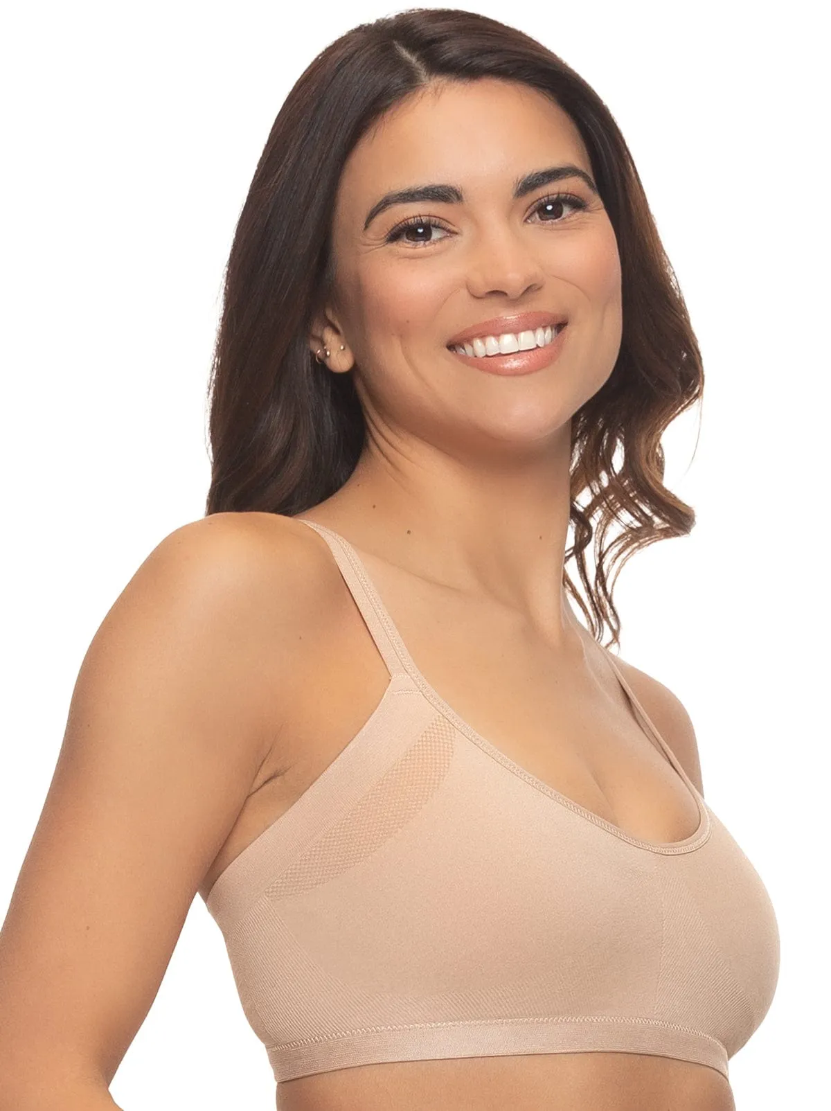 Wireless Seamless Side Smoothing Bra 2-Pack sold by Felina product image thumbnail 5